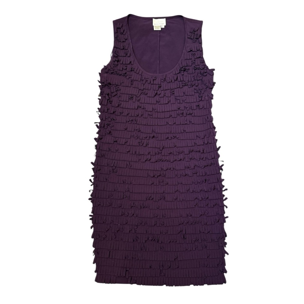 Donna Morgan Purple Midi Dress